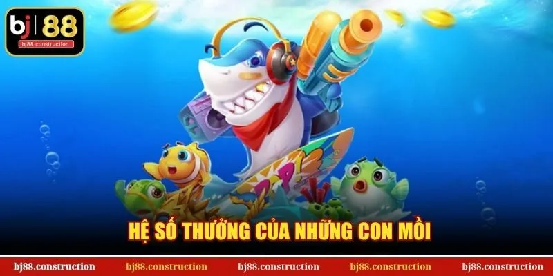 Hệ số thưởng của những con mồi